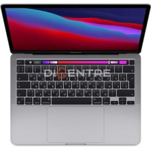 Ноутбук Apple MacBook Pro 13" (M1, 8 ГБ, 512 ГБ SSD, Touch Bar) (MYD92RU/A) (темно-серый)