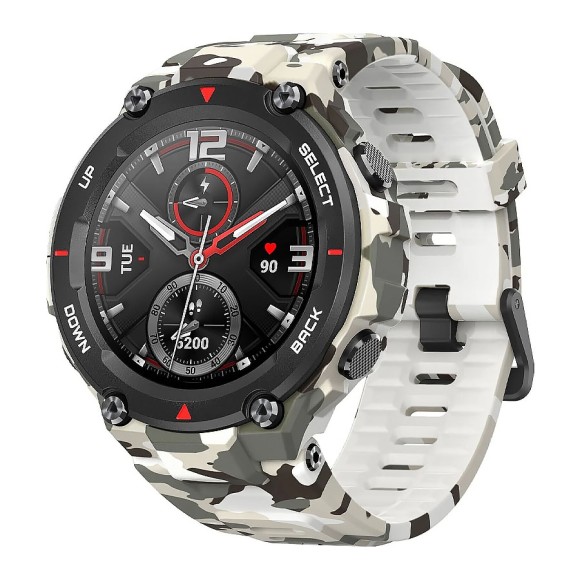 Умные часы Amazfit T-Rex (Камуфляж зеленый)