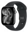 Умные часы Apple Watch Series 11 46mm/M/L MEUX4  Jet Black Aluminum Case with Black Sport Band (Jet Black, Black)