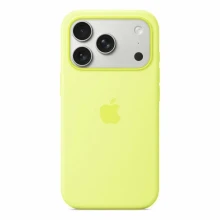 Чехол-накладка для iPhone 17 Silicone Case With Magsafe Neon Yellow