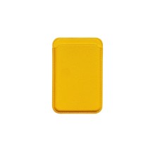 Чехол бумажник K-DOO Leather Wallet Magsafe желтый