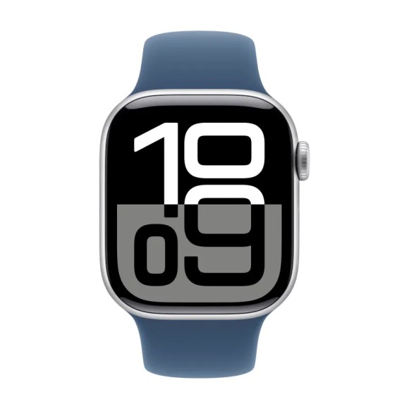 Умные часы Apple Watch Series 10 42mm/M/L MWWC3 Case Silver Aluminum with Denim Sport Band (Silver, Denim) Умные часы Apple Watch Series 10 42mm/M/L MWWC3 Case Silver Aluminum with Denim Sport Band (Silver, Denim)