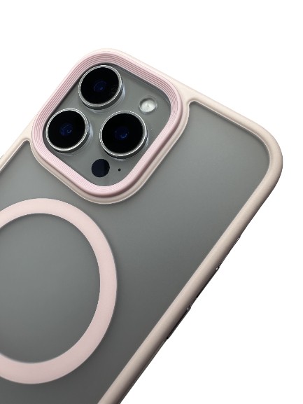 Чехол-накладка для iPhone 15 Pro Max Mosbros Mag Comfortable Pink