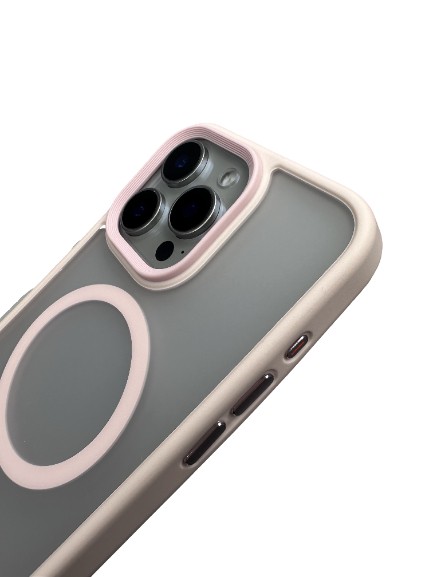 Чехол-накладка для iPhone 15 Pro Max Mosbros Mag Comfortable Pink