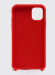 Чехол-накладка для iPhone 11 Pro Leather Silicone Case красный