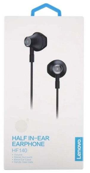 Наушники Lenovo HF140 черные Наушники Lenovo HF140 черные