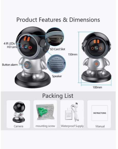 WIFI камера Космонавт IC See