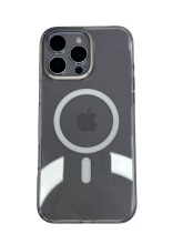 Чехол-накладка для iPhone 16 Pro Momax Play Magnetic Case прозрачный