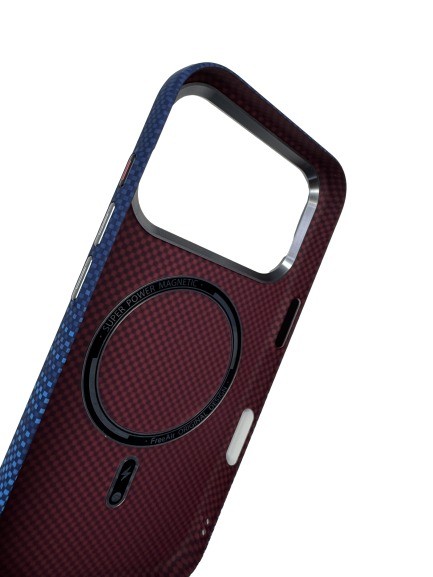 Чехол-накладка для iPhone 17 Pro FreeAir MagSafe синий Чехол-накладка для iPhone 17 Pro FreeAir MagSafe синий