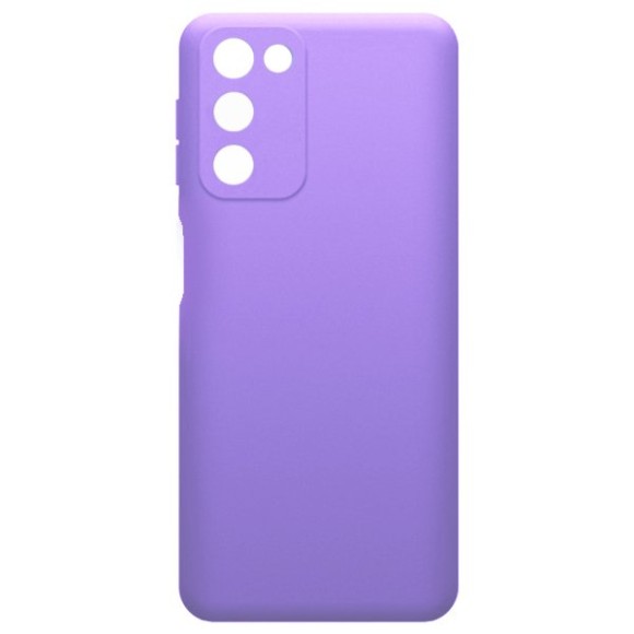 Чехол-накладка Samsung A34 Breaking силикон с микрофиброй фиолетовый