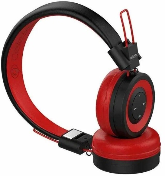 Наушники Celebrat  A4 черно-красные