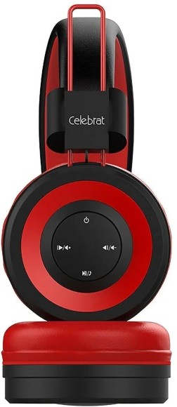 Наушники Celebrat  A4 черно-красные
