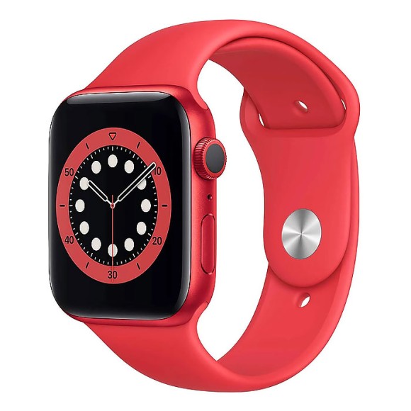 Часы Apple Watch Series 6 GPS 44mm Aluminum Case with Sport Band (M00M3) (красный, Красный )