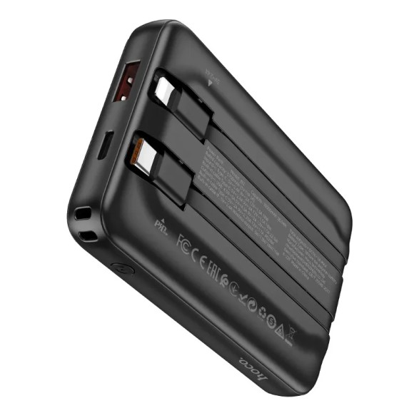 Аккумулятор Hoco J92 Path 22.5W fully compatible magnetic cable (10000mAh) -Black