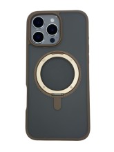 Чехол-накладка для iPhone 16 Pro Momax Roller Magnetic Case Gold