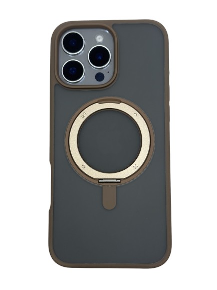 Чехол-накладка для iPhone 16 Pro Momax Roller Magnetic Case Gold