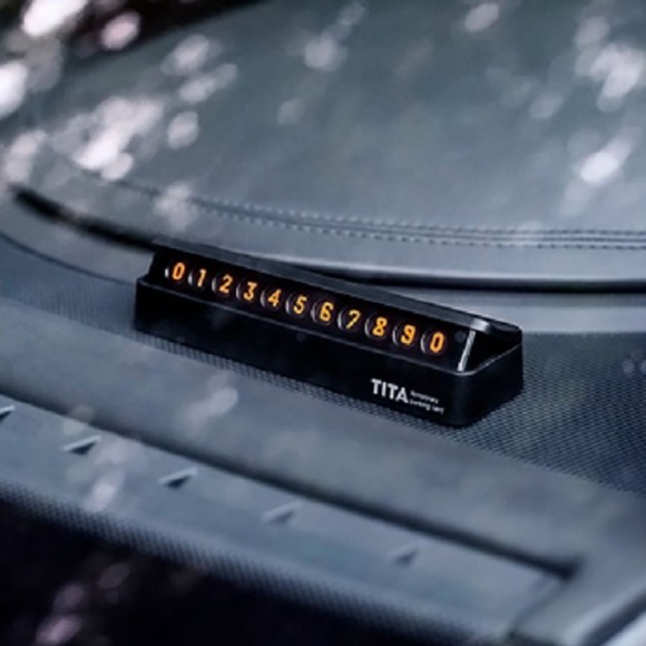 Парковочная карта Xiaomi TITA Temporary Parking Card черная Парковочная карта Xiaomi TITA Temporary Parking Card черная