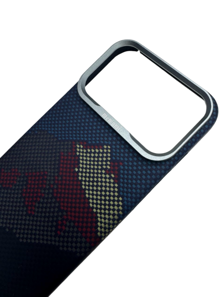 Чехол-накладка для iPhone 17 Pro Memumi Kevlar Mafsafe Golden 0113 Чехол-накладка для iPhone 17 Pro Memumi Kevlar Mafsafe Golden 0113