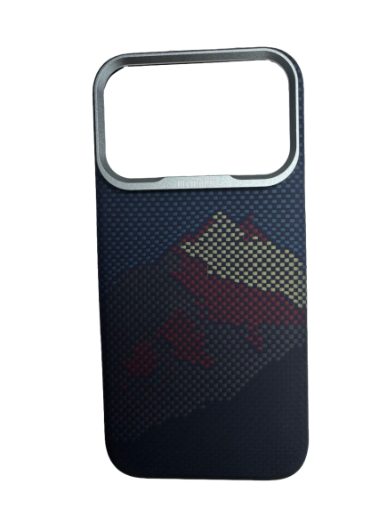 Чехол-накладка для iPhone 17 Pro Memumi Kevlar Mafsafe Golden 0113 Чехол-накладка для iPhone 17 Pro Memumi Kevlar Mafsafe Golden 0113