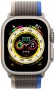 Умные часы Apple Watch Ultra MQFV3 49 мм/M/L Titanium Case Cellular, титановый/сине-серый Trail Loop (Синий, Серый)