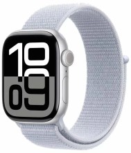 Умные часы Apple Watch Series 10 46mm MWWN3 Case Silver Aluminum with Blue Cloud Sport Loop  (Silver, Blue Cloud)