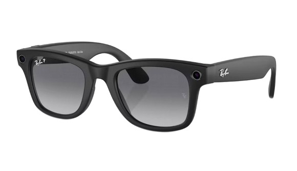 Солнцезащитные очки Ray-Ban Meta Wayfarer RW4006 601ST3 50 —  Matte Black Polar Gradient Graphite