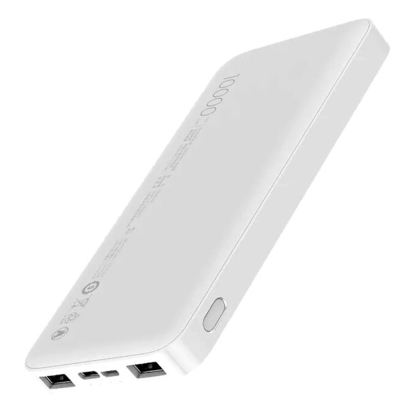 Аккумулятор Xiaomi Redmi Power Bank 10000mAh  (белый) Аккумулятор Xiaomi Redmi Power Bank 10000mAh  (белый)