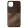 Чехол-накладка для iPhone 11 Mokka карбон коричневый