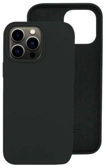 Чехол-накладка для iPhone 14 Pro Max Silicone Case черный