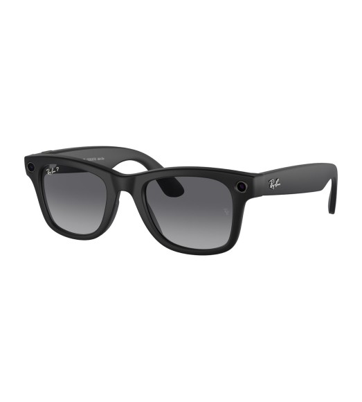 Солнцезащитные очки Ray-Ban Meta Wayfarer RW4008 601/7153 — Shiny Black G15 Green Солнцезащитные очки Ray-Ban Meta Wayfarer RW4008 601/7153 — Shiny Black G15 Green