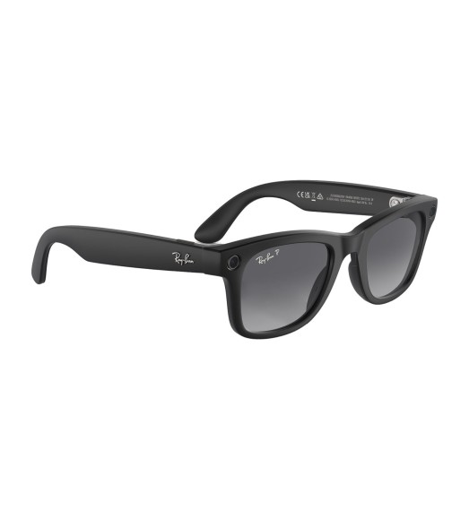 Солнцезащитные очки Ray-Ban Meta Wayfarer RW4008 601/7153 — Shiny Black G15 Green Солнцезащитные очки Ray-Ban Meta Wayfarer RW4008 601/7153 — Shiny Black G15 Green