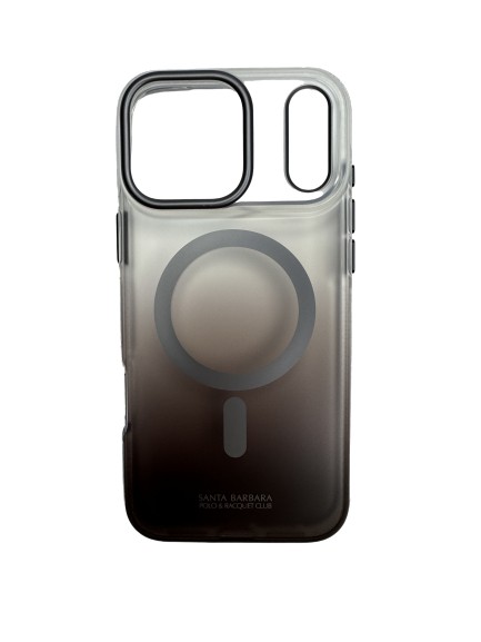 Чехол-накладка для iPhone 17 Pro Max Santa Barbara Magsafe Grey Чехол-накладка для iPhone 17 Pro Max Santa Barbara Magsafe Grey