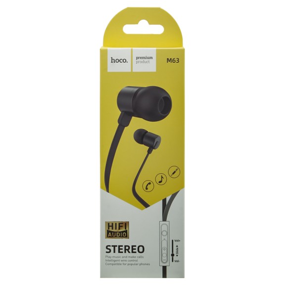 Наушники Hoco M63 черные Наушники Hoco M63 черные