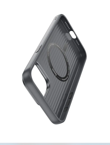 Чехол-накладка для iPhone 15 Pro Hoco Jazz Magnetic Gray Чехол-накладка для iPhone 15 Pro Hoco Jazz Magnetic Gray