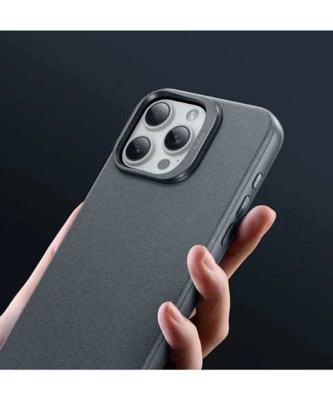 Чехол-накладка для iPhone 15 Pro Hoco Jazz Magnetic Gray Чехол-накладка для iPhone 15 Pro Hoco Jazz Magnetic Gray