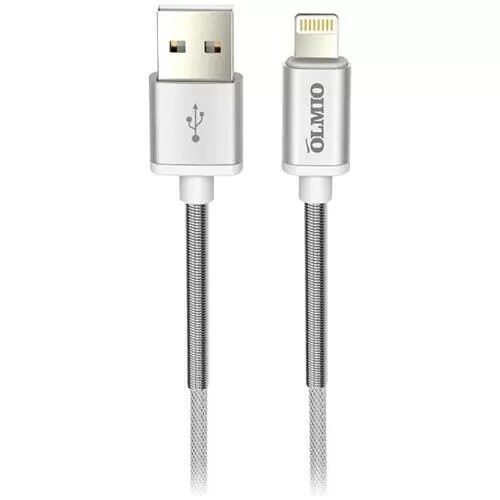 Lightning USB OLMIO 2,1A 1,2м белый