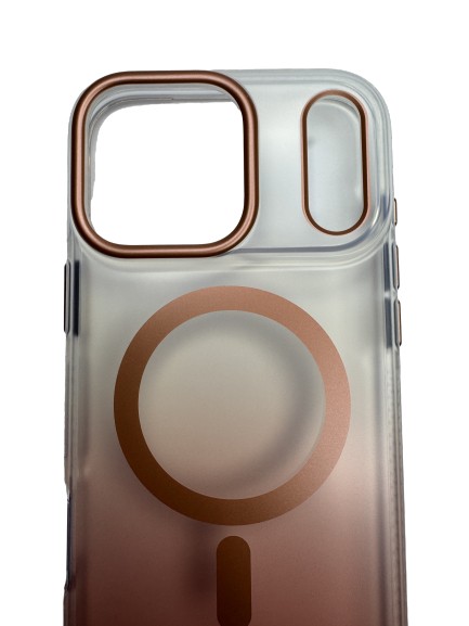 Чехол-накладка для iPhone 17 Pro Santa Barbara Magsafe Gold