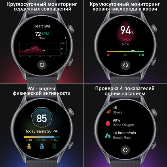 Часы Amazfit GTR 3 Pro (A2040) (коричневый)