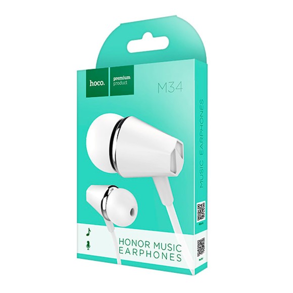 Наушники Hoco M34 белые Наушники Hoco M34 белые