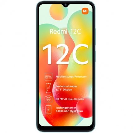 Смартфон Xiaomi Redmi 12C NFC 3/64 ГБ RU, 2 nano SIM (Зеленый) Смартфон Xiaomi Redmi 12C NFC 3/64 ГБ RU, 2 nano SIM (Зеленый)