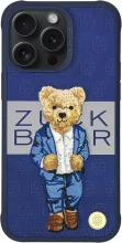 Чехол-накладка для iPhone 15 Pro Max  Zuck Bear Black Blue