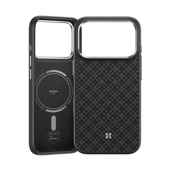 Чехол-накладка для iPhone 17 Benks Magnetic Kevlar ArmorAir ArmorGrid Black Чехол-накладка для iPhone 17 Benks Magnetic Kevlar ArmorAir ArmorGrid Black