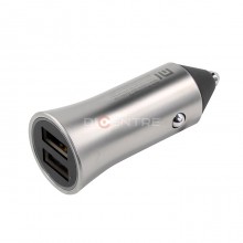 АЗУ Xiaomi Mi Car Charger Pro метал серый