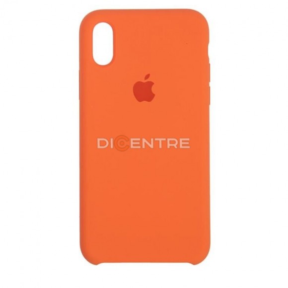 Чехол-накладка для iPhone X/XS Silicone Case оранжевый