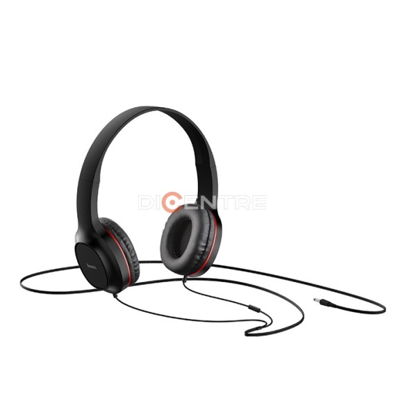 Проводные наушники Hoco W24 с микрофоном красный Проводные наушники Hoco W24 с микрофоном красный