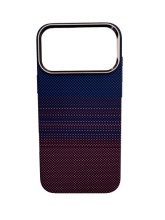Чехол-накладка для iPhone 17 Pro Max FreeAir MagSafe синий/красный