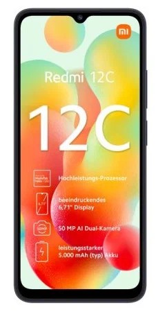 Смартфон Xiaomi Redmi 12C NFC 3/64 ГБ RU, 2 nano SIM (Серый)
