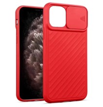 Чехол-накладка для iPhone 12 Mini силикон красный