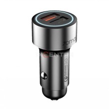 АЗУ XiaoMi 70mai Car Charger Midrive QC3.0 CC02, Серебро