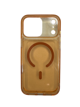 Чехол-накладка для iPhone 17 Pro Max Le Prius Tiffany Glitter MagSafe Orange Чехол-накладка для iPhone 17 Pro Max Le Prius Tiffany Glitter MagSafe Orange